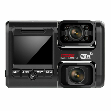 4K 2160p Car DVR D30H Dash Camera avec WiFi GPS, 1080p IR, G-Sensor, Vision nocturne pour l'avant et la cabine