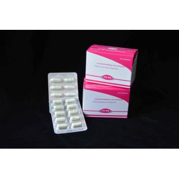 Capsule de chloramphénicol 500mg