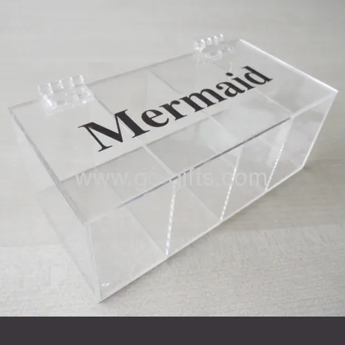 4-compartment Clear Acrylic Box 