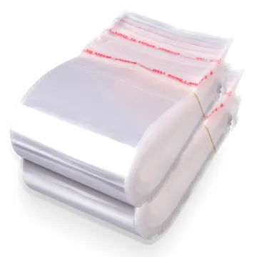 Transparent Cellophane Clear Polybag - OPP Bopp Self-Adhesive Plastic Bag