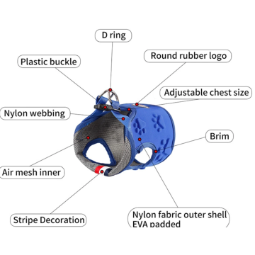 에어 메쉬 애완 동물 강아지 바디 하네스