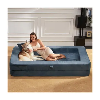 Oeko-Tex Certified 3-in-1 Bean Bag Sofa Dog Bed for Adults and Dogs