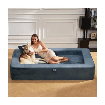 Oeko-Tex Certified 3-in-1 Bean Bag Sofa Dog Bed for Adults and Dogs