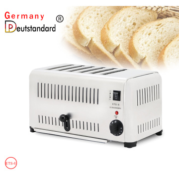 6 slice bread toaster machine factory price