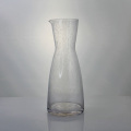 Hand Blown Bubble Effect Bedside Water Glass Carafe
