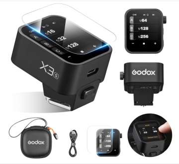 Godox X3 Trigger: Wireless High-Speed Flash System for Canon, Nikon, Sony, Fuji, Olympus