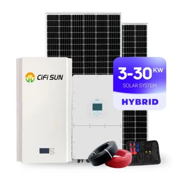 DEYE Hybrid Energy Storage Power System Kit for Home - Off-Grid 3kW to 30kW with Solar Panels and Inverters