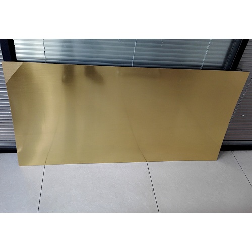 Abs Sheet for Laser Engraving Gold/White Hairline Double Color ABS Sheet for Engraving Supplier