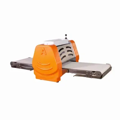 Zbx Portable Bread CE Tabletop Electric Pastry Table Top Manual Croissant Mini Dough Sheeter Machine Roller Small 220V for Home Use