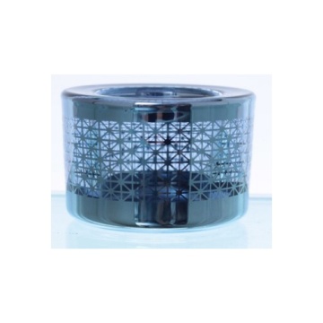 Glass Laser Engraved Tealight Candle Holder