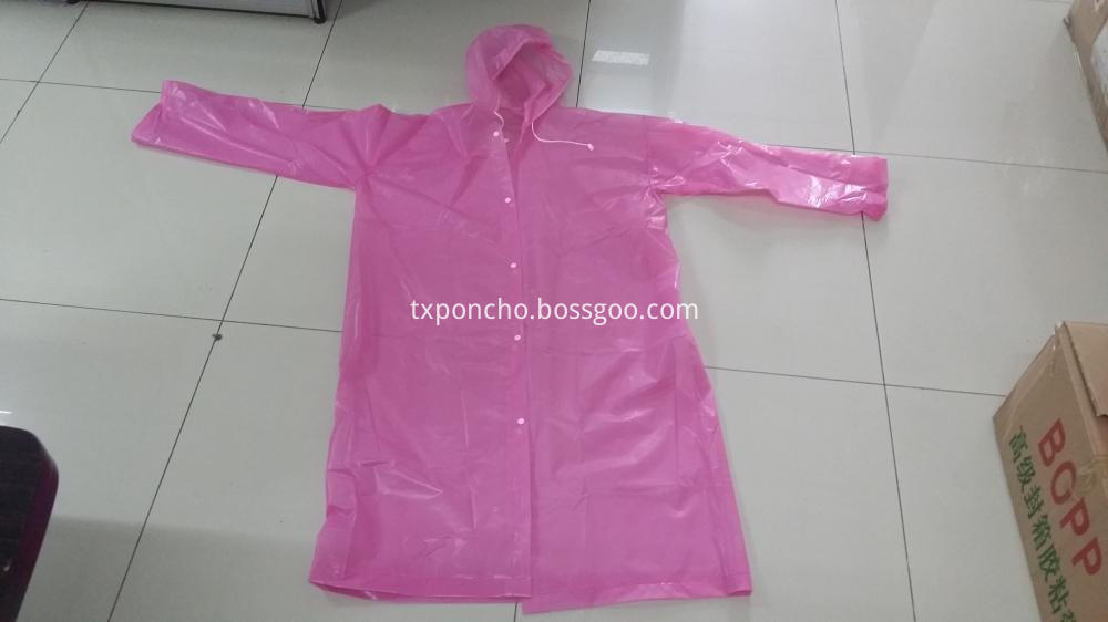 PEVA raincoats