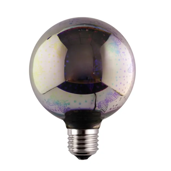 New model ST64 G80 G95 3.5W flower fireworks light 3D led bulb