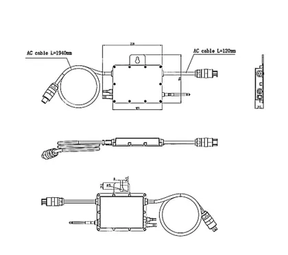 Deye 600W-1000W Inverter Hybrid Solar System - China Warehouse