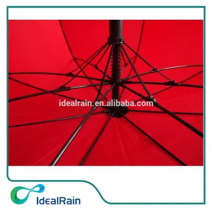 red auto open windproof golf outdoor big umbrella