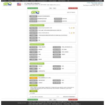 Máscara de datos de importación de EE. UU.