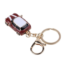 Personalized Metal Rhinestone Hollow Jeep Car Key Ring