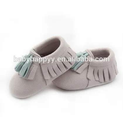 Wholesale new fashion boys shoes soft leather little girls shoes suede leather shoes