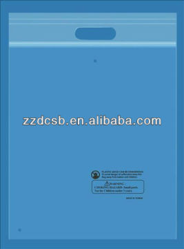 LDPE Ziplock Bag With Die Cut Handle