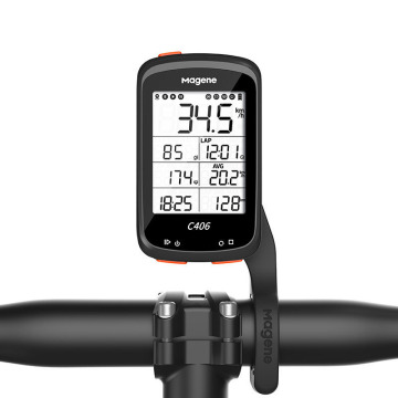 Magene GPS Bike Computer C406: Comprehensive Cycling Tracking System with Waterproof Design, Bluetooth & ANT+ Compatibility for Road and MTB