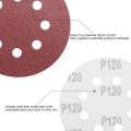 Round Sanding Disc 120-Grit Aluminum Oxide 5-Inch 8-Hole