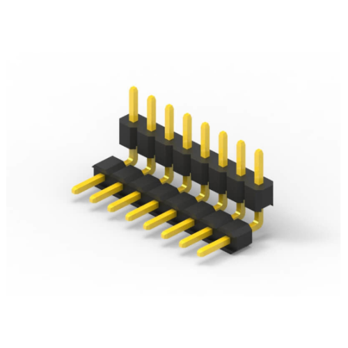 1.27mm الملعب صف واحد مزدوج البلاستيك H1.7 / 2.5