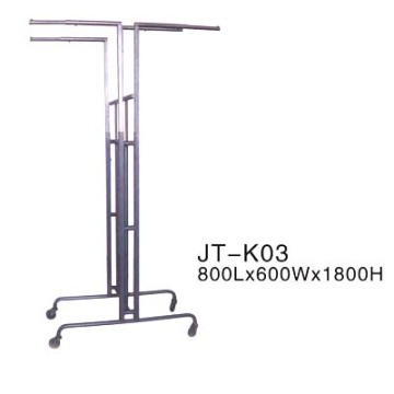 Chrome plating clothes rack