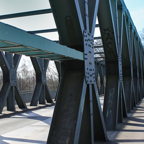 Pièces structurelles en acier pour les ponts de construction