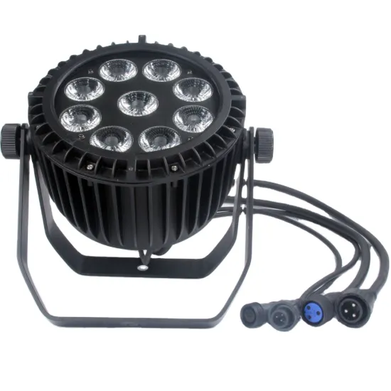 9*15W RGBWAUV 6in1 Waterproof Outdoor PAR Can Light