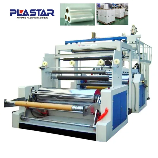 Double-Layer cling/cast Film making Machine for yiwu exhibition