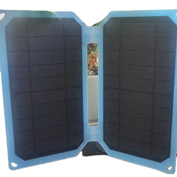 Portable 10W Solar Folding Bag Laptop Charger for Camping and Outdoor Use