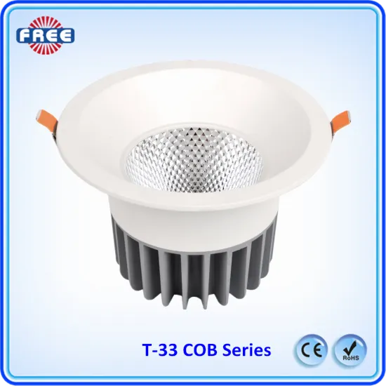 10W-50W Round Aluminum Die Casting LED Downlight Shade