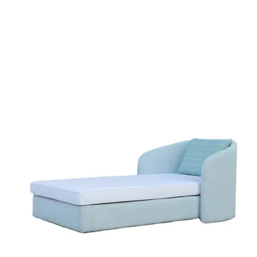 Customizable Teak Wood Sun Lounger with Waterproof Cushions: Ideal Outdoor Furniture for Hotels, Restaurants, Living Rooms, Villas, and Courtyards