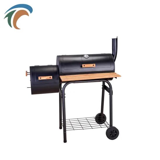 Factory Supply Advanced Technology Manufacture Barbecue Smoker Charcoal Grill With Chimney