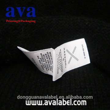 t-shirt main woven label for clothing
