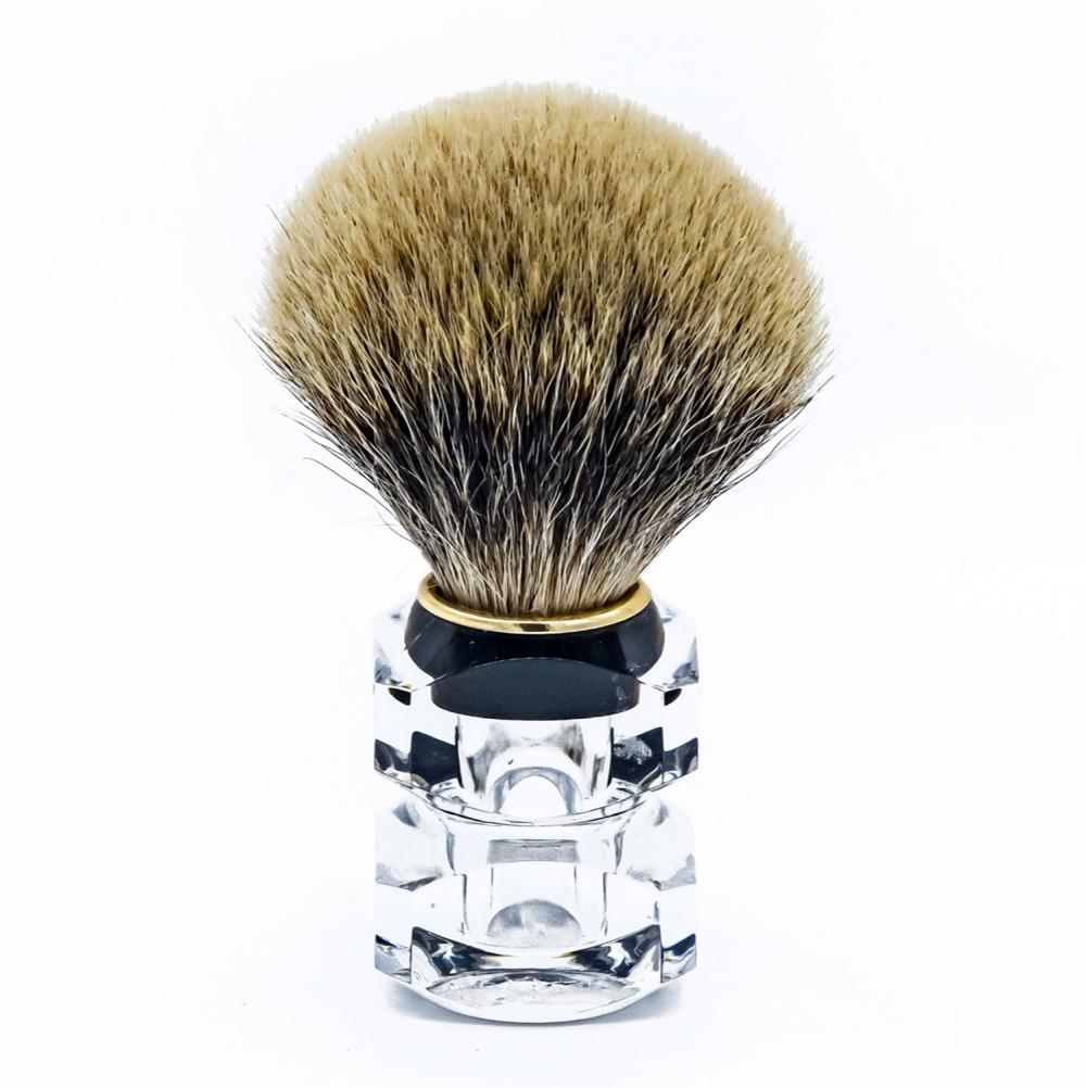 Καθαρίστε τη λαβή ρητίνης Badger Hair Shaving Brush