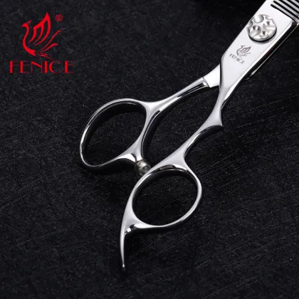Fenice Barber Salon 6 Inch Japanese Steel Haircut Scissors Thinning Shears