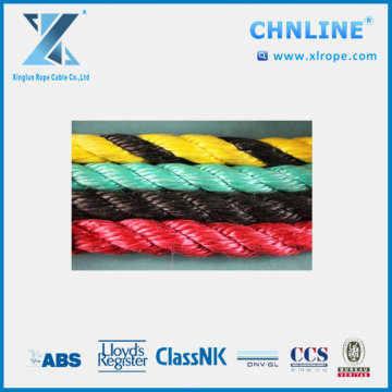 CHNLINE COLALS 3 Strand polypropylene danline rope