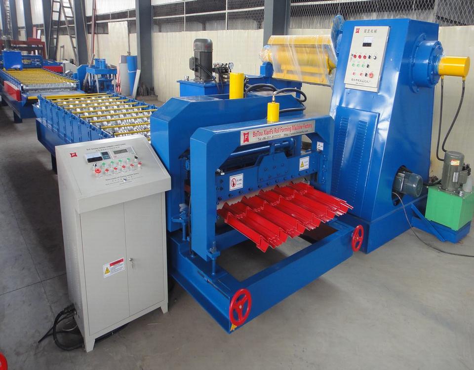 Color Glazed Tile Roll Forming Machine