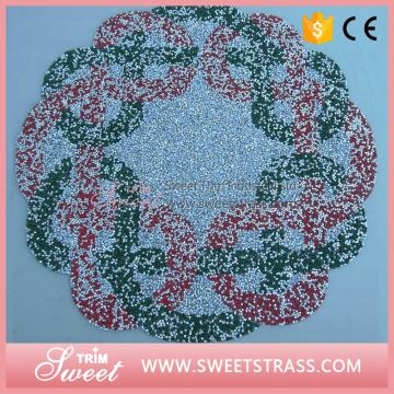 Wholesales lower price flatback hotfix resin strass rhinestone mesh sheet