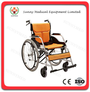 SY-R102 Aluminum wheelchair lightweight wheelchair standard wheelchair size