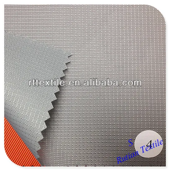 polyester FDY 0.1*0.1 ribstop oxford 150D PU coated fabric