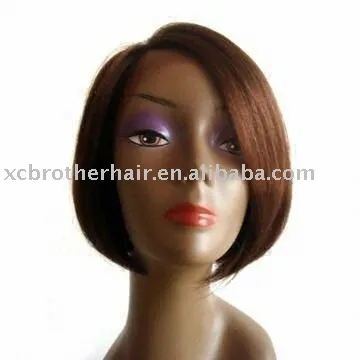 Fashion Human Hair Machine Made Wigs
