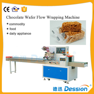 Single piece of chocolate cake cereal food packaging machine