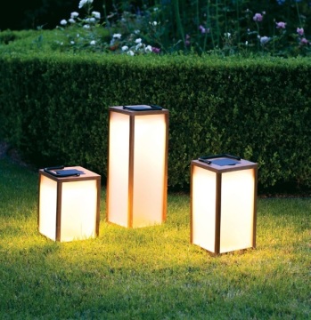 Custom Garden Landscape Solar Lanterns - Metal Hanging Waterproof Outdoor Decor