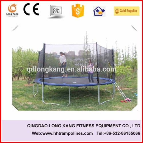 14 Feet Foldable cheap trampoline with enclosures,big trampoline