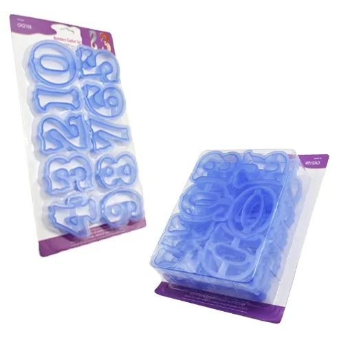 Food Grade Plastic Cookie Cake Letter Decoration Baking Cutters