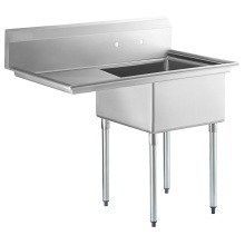 Stainless Steel Compartment Sink With Drainboard