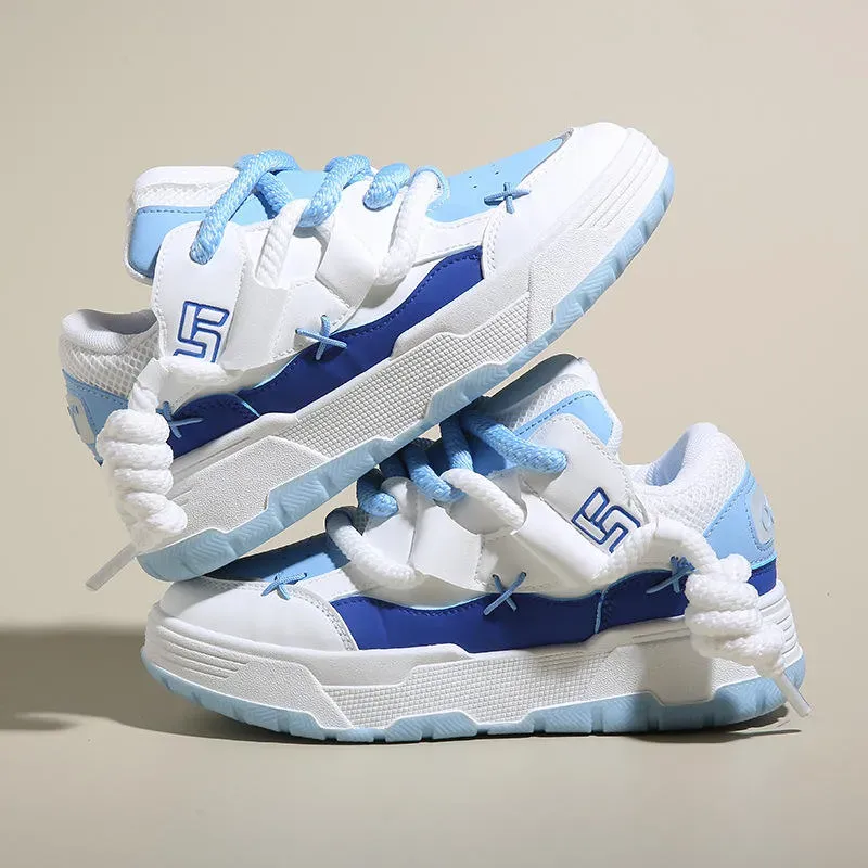 Versatile Thick-Soled Sneakers