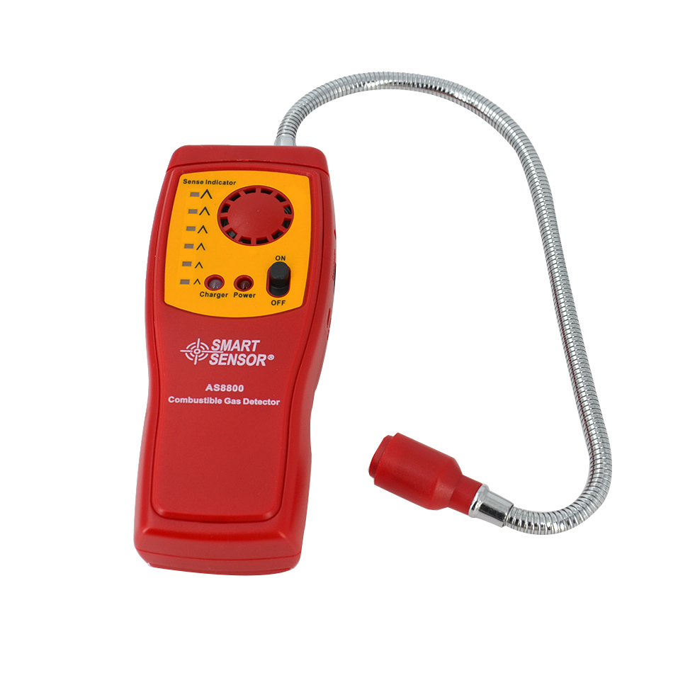 Hot Sale Smart Sensor AS8800 High Sensitivity Combustible Gas Detector Leak Meter Flammable Gas Liquefied Gas Biogas Alarm Meter