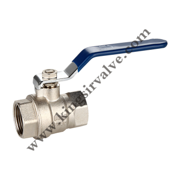 Nickel plated ball valve